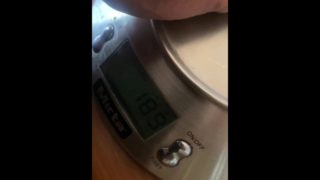 Weighting my dick