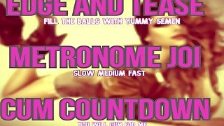 Cock and Balls JOI Metronome SLOW MEDIUM FAST