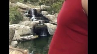 Horny girlfriend wants outdoor anal