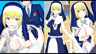 【エロゲコイカツ！ ]火（火）シスターアイリス3DCG巨乳アニメ動画【変態ゲームコイカツ！ シスターアイリス（アニメ3DCGビデオ）