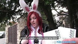 Frolic Easter Bunny Girl Gets Fucked For Cash On The Street