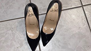 Girlfriends Louboutin Heels Cummed