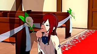 Fairy Tail - Erza Scarlet 3D Hentai