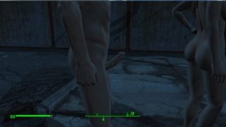 The guy shows his huge dick and then fucks the girl | Fallout 76, Porno Game