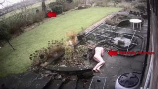 Maybe caught naked in the garden again, but I was oblivious