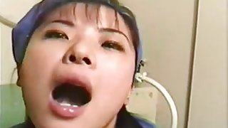 Japan bukkake and cum drinking session