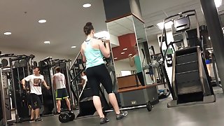 Gym ass in leggins