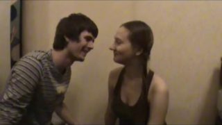 Hot sex with a kinky amateur teen couple