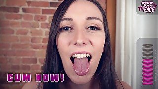 Extreme dirty talking experience with brunette Clara Dee