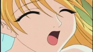 Superb blonde hentai girl cunt licked and nailed in close-up