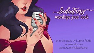 Seductress Worships Your Cock - Ball Draining - EROTIC AUDIO