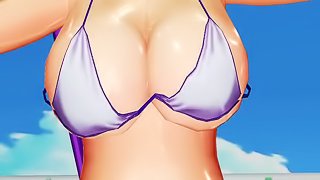 MMD Touhou Patchouli bikini dance