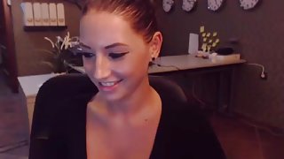 MDRNPRN - Sexy Hot Teen At The Office Getting Naked