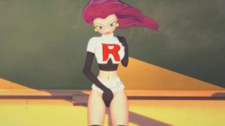 (3D Hentai) Pokemon - Jessie/Musashi masturbation (ポケットモンスタ ムサシ オナニー) 