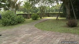 Masturbation lesson outdoors with seven nude japanese college girls