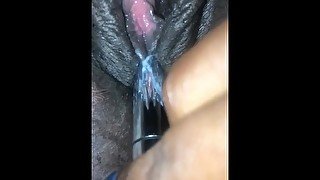 Squirting on my gf fingers