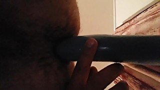 Found video of me fucking my ass with my big 10inch dildo