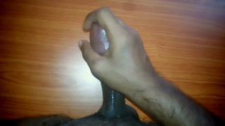 Asian cock impressive masturbation