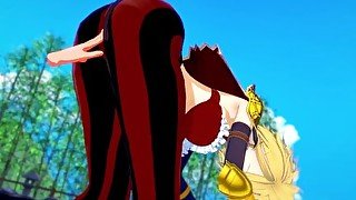 Fairy Tail: Clapping Dimaria's THICC ASSCHEEKS (3D Hentai)