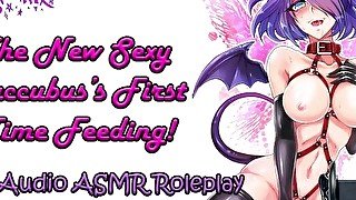 ASMR - New Sexy Succubus First Time Feeding! Audio Roleplay