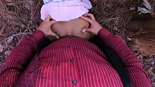 Lifted Up Daughter Skirt To Penetrate Her Pussy On Her Knees, Step Dad Pounding Sheisnovember Outdoors On Dirty Ground POV