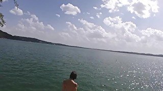 Emma Choice-Public Nude Lake Odd Insertion