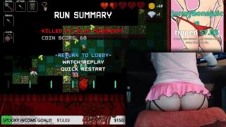 Sweet Cheeks Plays Spooky's Jumpscare Mansion and Wimps Out for Necrodancer