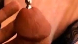 Urethral Sounding by my mistress while standing