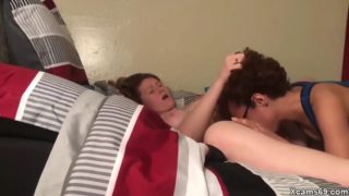 Two naughty girls in the room amateur homemade