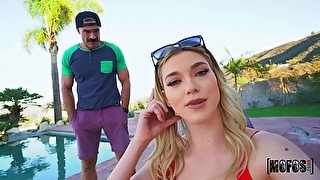 Charles Dera fucks Anny Aurora by the pool