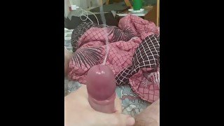 Massive slow motion cumshot spraying all over