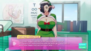 HEROES UNIVERSITY H - Xmas present from the busty nurse (9)