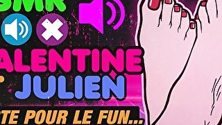 ASMR FRAN&Ccedil;AIS / L'histoire de Valentine et Julien