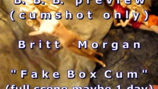 B.B.B. preview: Britt Morgan "Fake Box Cum"(cum only) AVI no SlowMotion