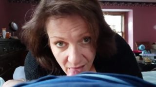 Mature Brunette Wife Blowjob Cum In Mouth