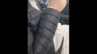 Step mom make step son cum in 20 seconds in the car