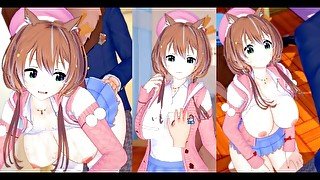 【エロゲーコイカツ！】VTuber アユンダ・リス3DCGアニメ動画(バーチャルYoutuber)[Hentai Game Koikatsu! Ayunda Risu(Anime 3DCG Video