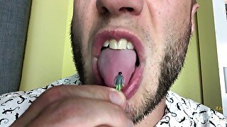 Adamzilla Licks & Devours Tinies Upclose