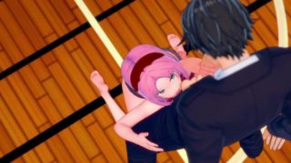 {naruto} Sakura Haruno loves it rough {コイカツ!/ 3D Hentai}