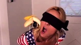 BDSM fetish blonde sub Darling makes out