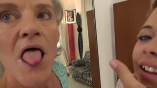 Rocco fucks 58 y.o. granny elisa a and 18 y.o. tricia teen