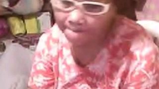 Asian granny Elizabeth 57 yr flashing 6 ( March 2014)