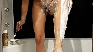 Fun Playful Pussy & Legs Shaving (Amature) - LittleDevil4You