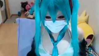 Miku Hatsune a chating and playing 130625