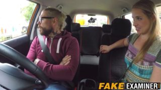 Cock craving british minx screwed during driving class