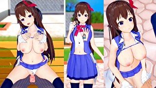 【エロゲーコイカツ！】VTuber ときのそら3DCG巨乳アニメ動画(バーチャルYoutuber)[Hentai Game Koikatsu! Tokino Sora(Anime 3DCG Video