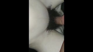 Thick black girl gets fucked by tatted white boy