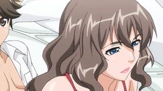 Hot anime milf dildoing and fucking