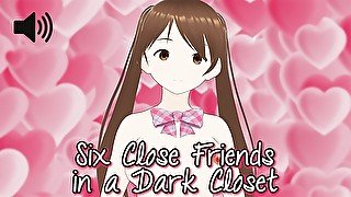 Six Close Friends in a Dark Closet - Erotic Storytelling (Audio, ASMR)