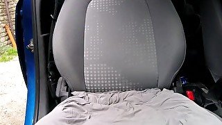 After school I'm without panties in the car while stepdad drives- LeaMixx